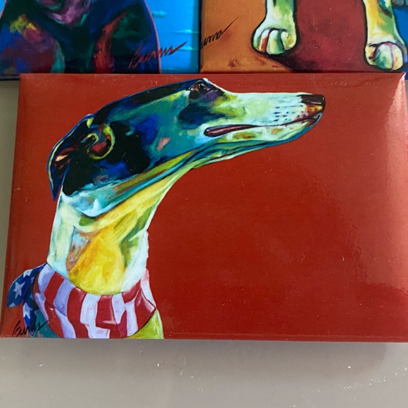 3 Collectible Museum Store 9-11 RescuešDogs Magnets from One World Trade Center - Picture 6 of 10